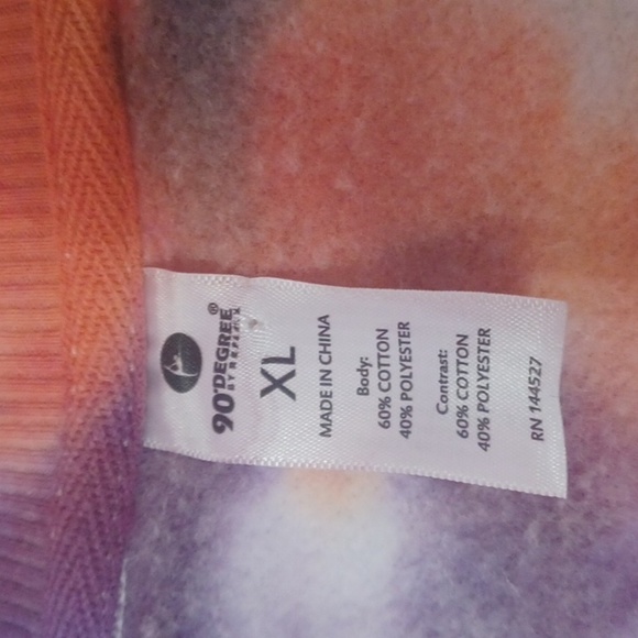 90 Degree By Reflex Handmade Tie-Dye Sweatshirt - Picture 2 of 13